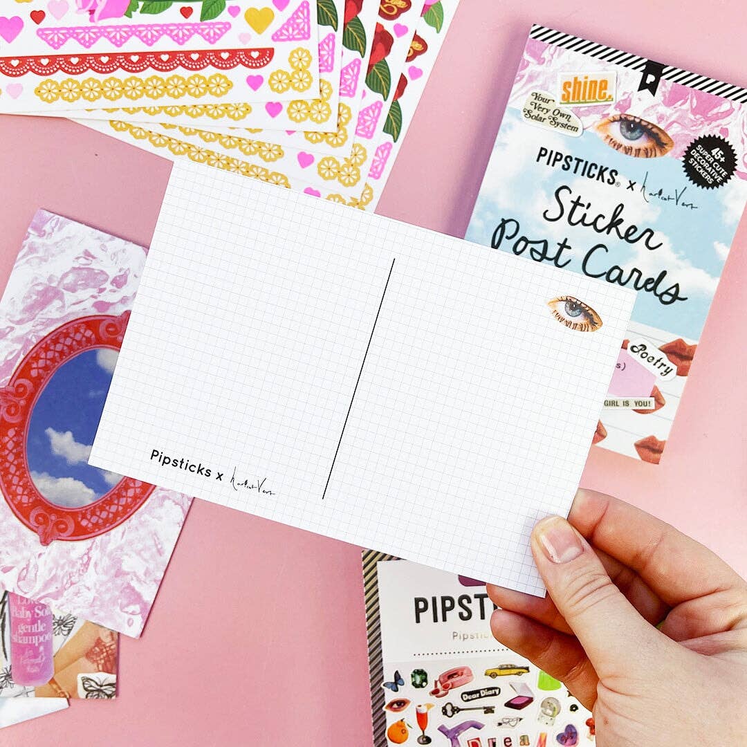 COMING SOON: Pipsticks x Haricot Vert Daydreams Sticker Postcard Book