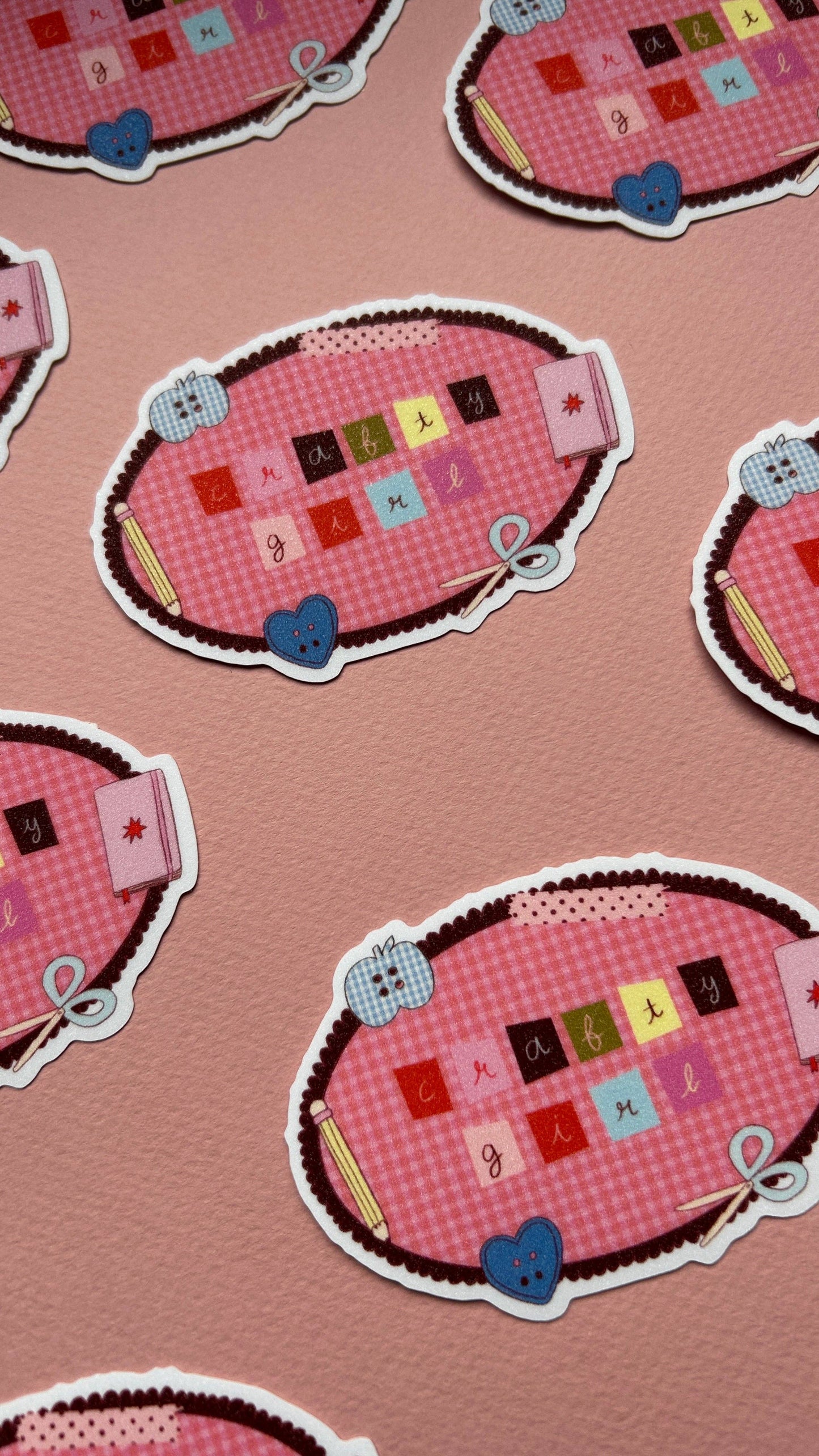 NanyCraftShop - Crafty Girl XL Sticker