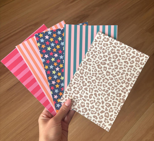 Colorful Scrapbook Paper Pack