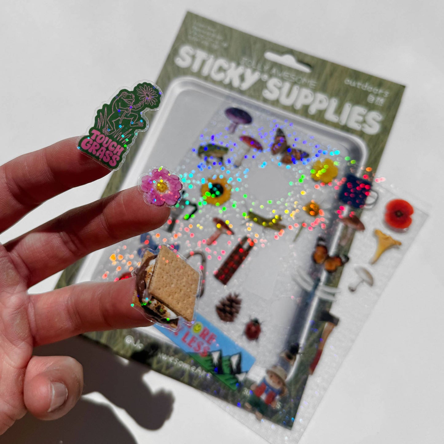 COMING SOON: Jolly Awesome - A5 Outdoors Holographic Sticker Sheet