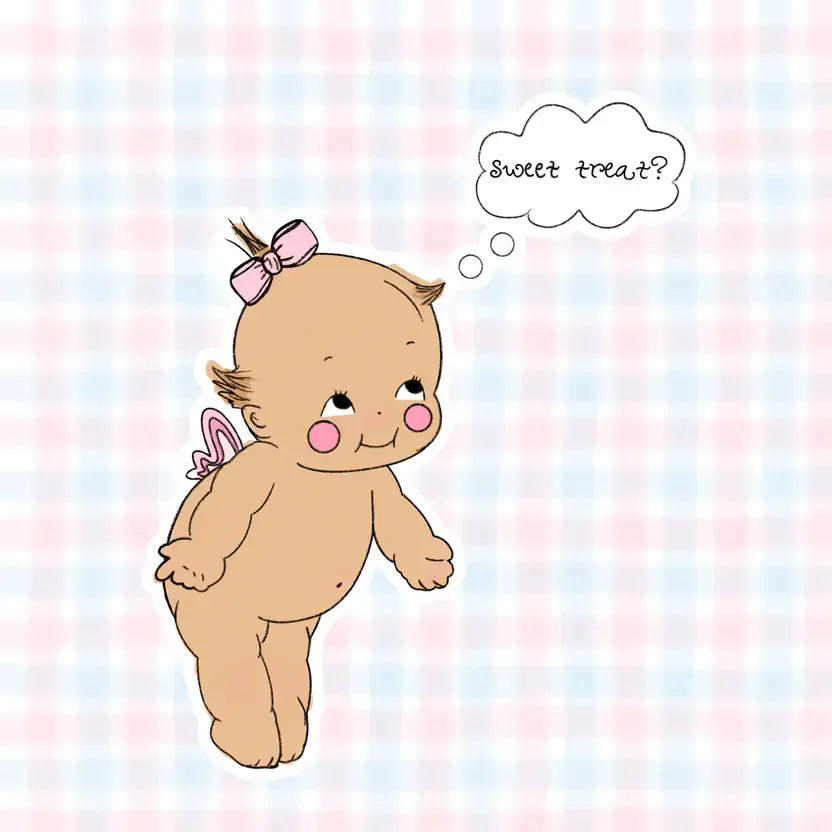COMING SOON: Shyla's Journal - Sweet Treat Baby Kewpie Vinyl Sticker