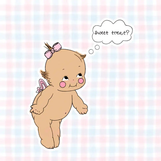 COMING SOON: Shyla's Journal - Sweet Treat Baby Kewpie Vinyl Sticker