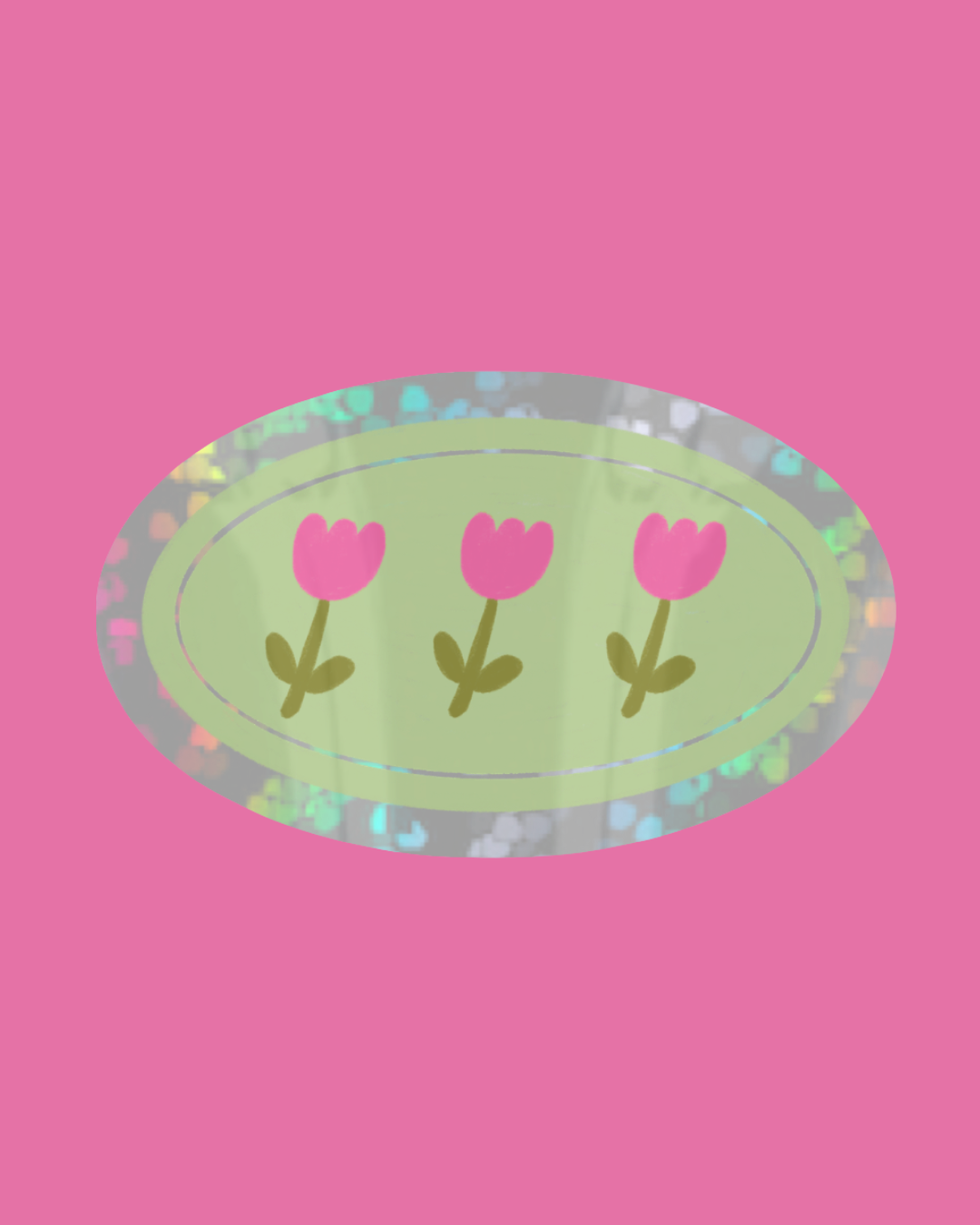 COMING SOON: Nany Craft Shop Sticker - Trio of Tulips