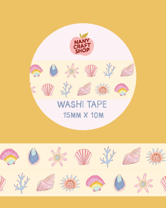 COMING SOON: Nany Craft Shop Washi Tape - Seashells
