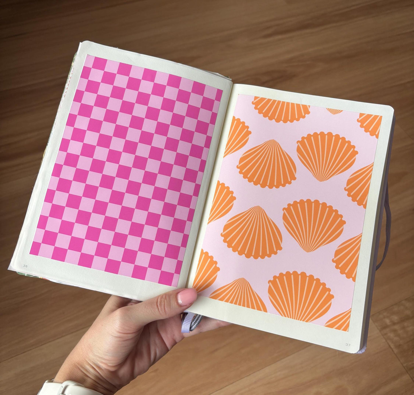 Pink Striped Scrapbook Paper Pack