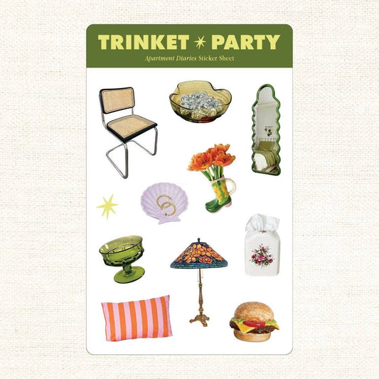 Trinket Party - Apartment Diaries Sticker Sheets