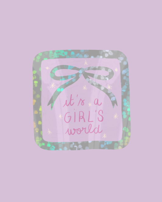 Nany Craft Shop - Girl's World Sticker