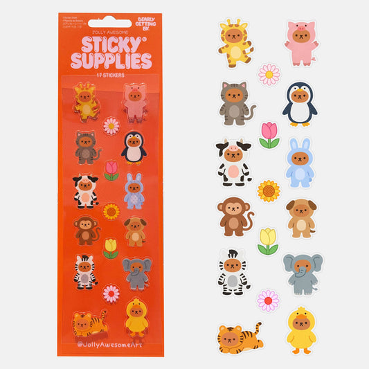 COMING SOON: Jolly Awesome - Bearly Getting By Sticker Sheet