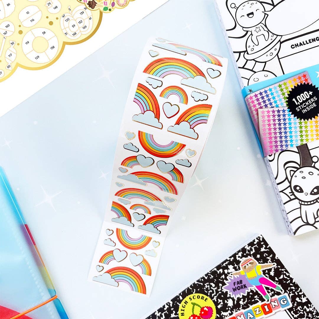 COMING SOON: Pipsticks - Tear-off Stickers - Heavenly Rainbows