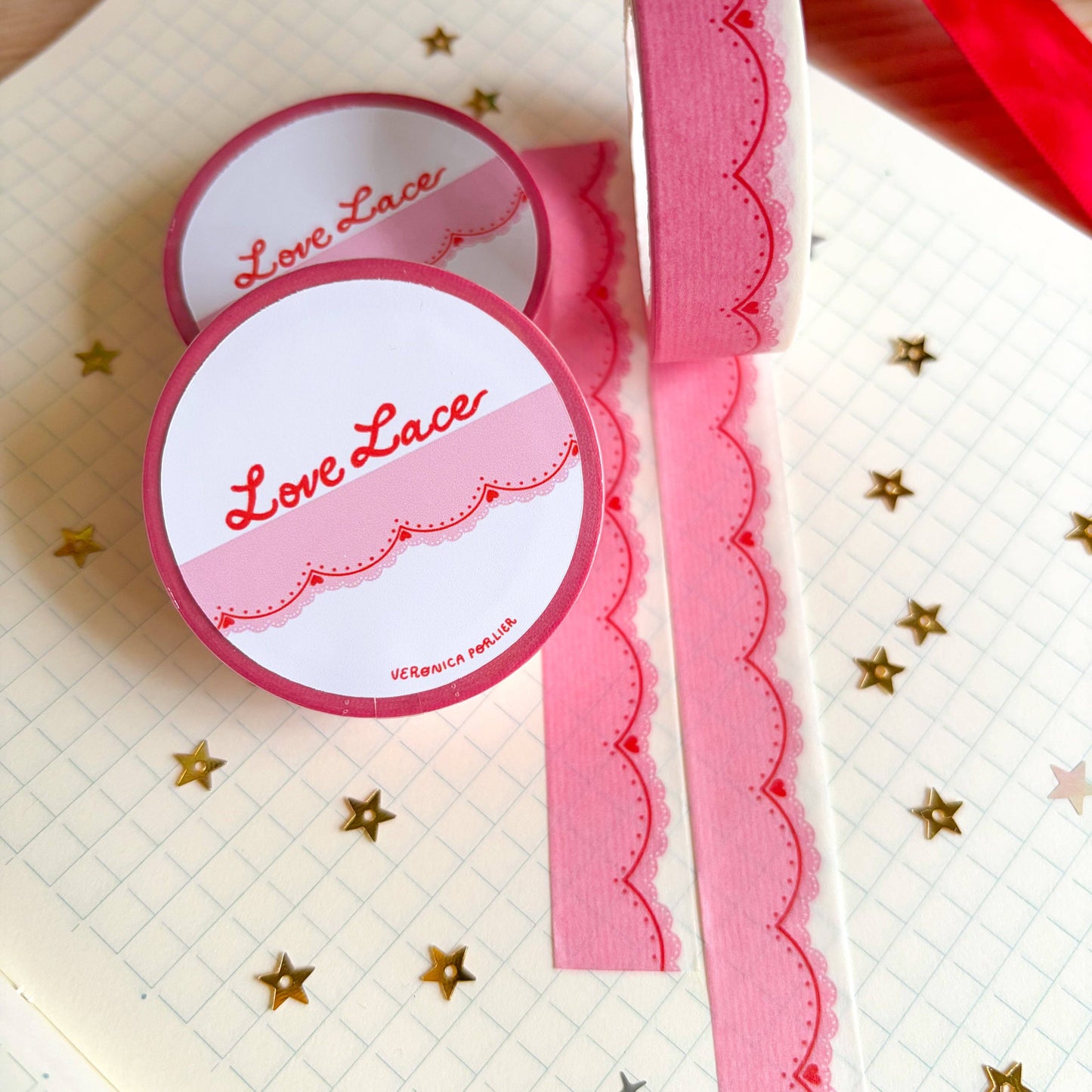 COMING SOON: Veronica Porlier Illustrations - Love Lace Washi Tape