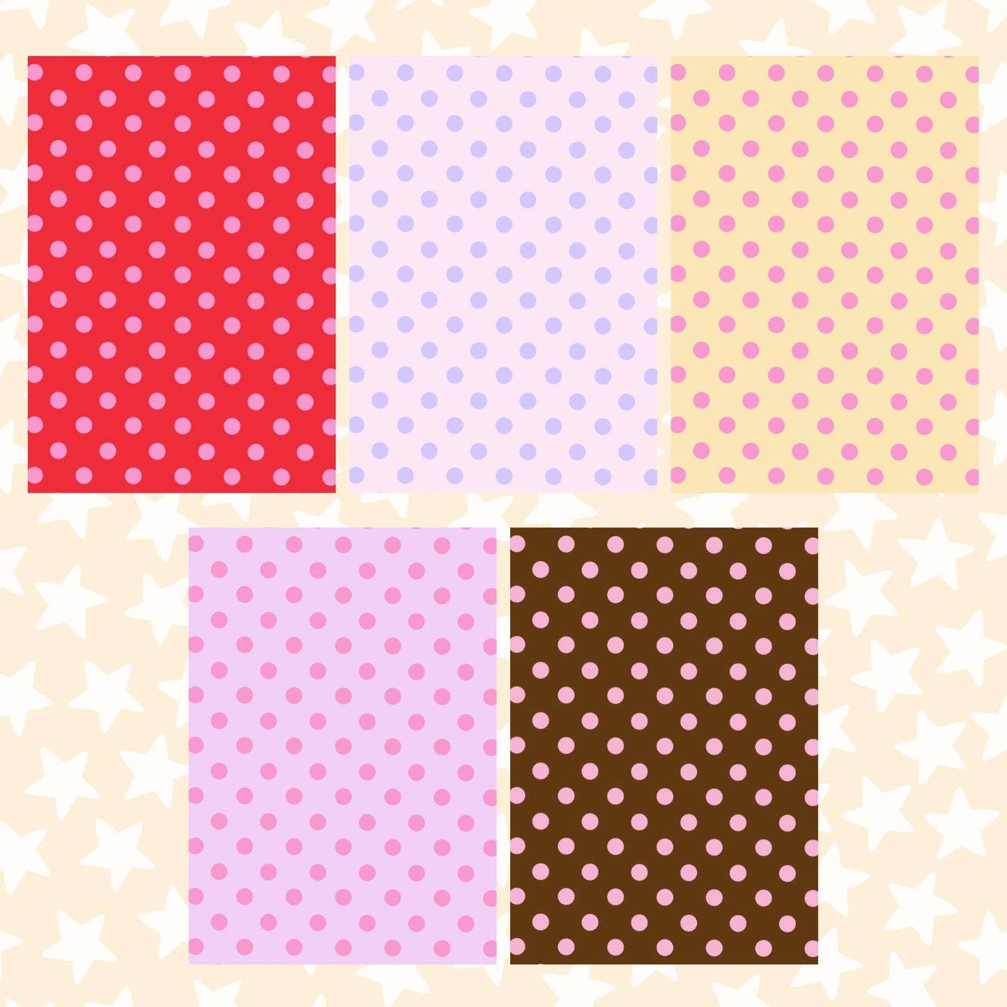 Polka Dot Scrapbook Paper Pack