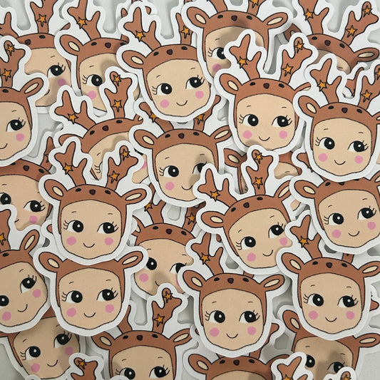 NanyCraftShop Baby Deer Sticker