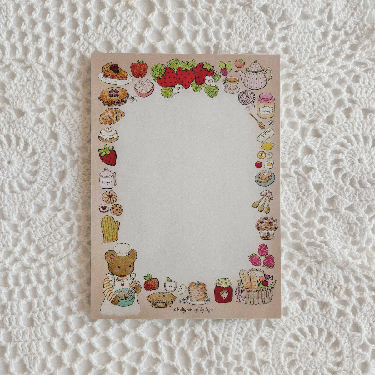 COMING SOON: Loviliy - Breakfast Bear Notepad