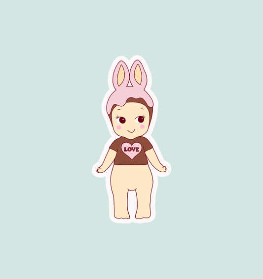 Studio Magari - Holographic Valentine's Day Angel Sticker