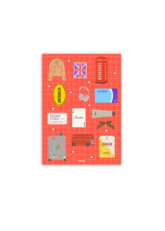 London Sticker Sheet