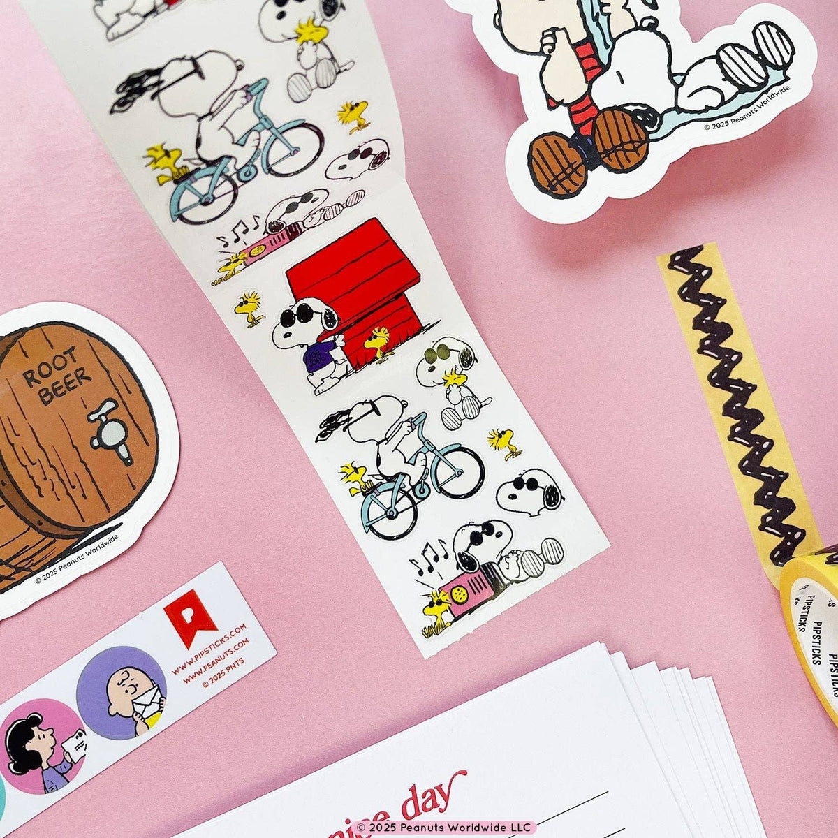 Coming Soon: Pipsticks - Tear-off Stickers - Snoopy & Woodstock