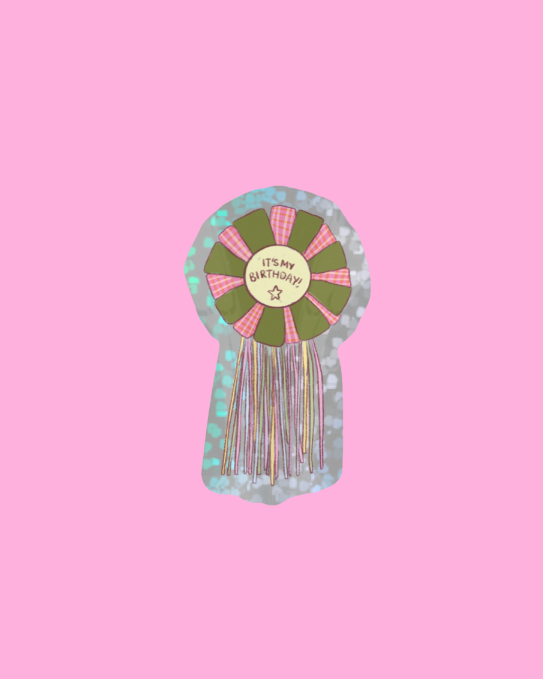 Coming Soon: Nany Craft Shop - Birthday Rosette Sticker