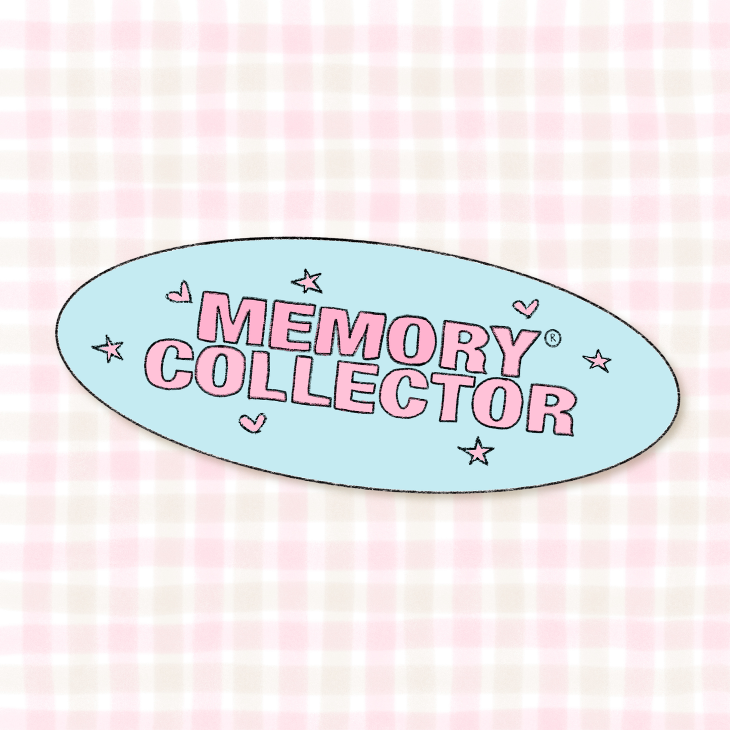 COMING SOON: Shyla's Journal - Memory Collector Oval Sticker