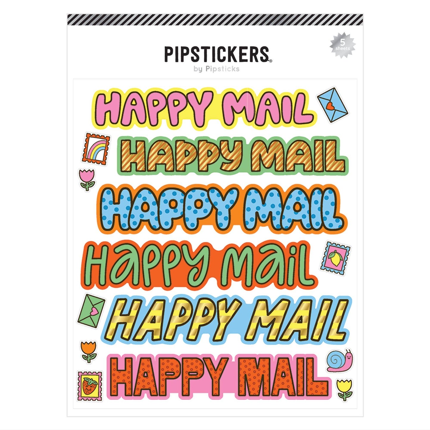 Pipsticks Super Happy Mail Labels