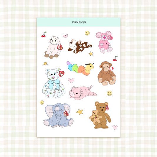 COMING SOON: Shyla's Journal - Beanie Weenies Sticker Sheet