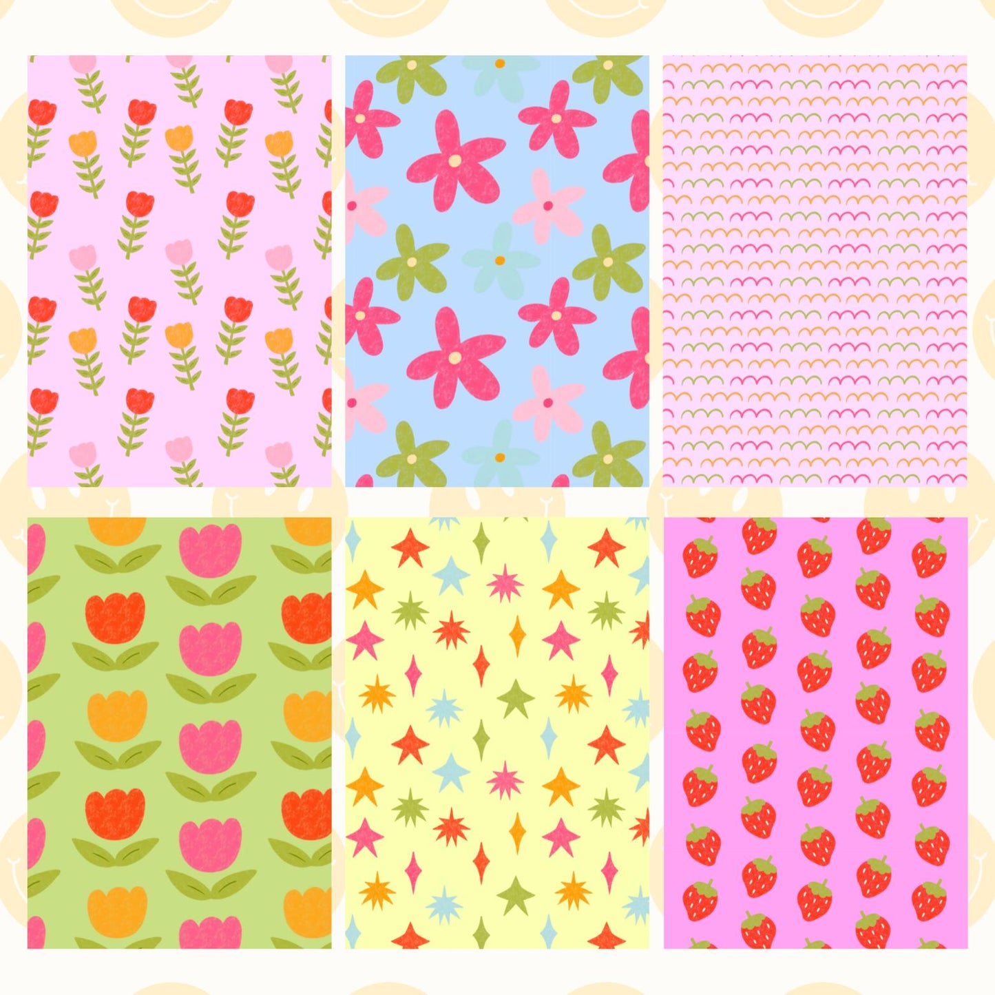 Colorful Sticky Back Journal Paper Pack: Scrapbook Stickers