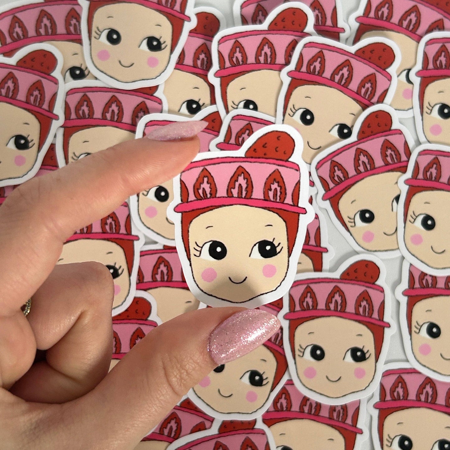 NanyCraftShop Baby Cake Sticker