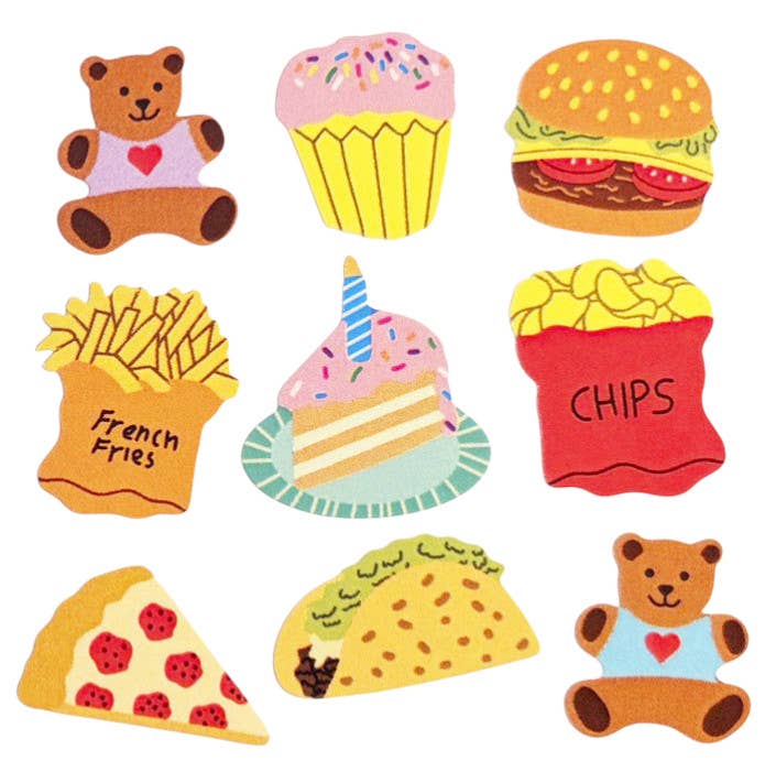 COMING SOON: Sticker Garden - Glossy Teddy Bear Picnic Stickers Retro Inspired