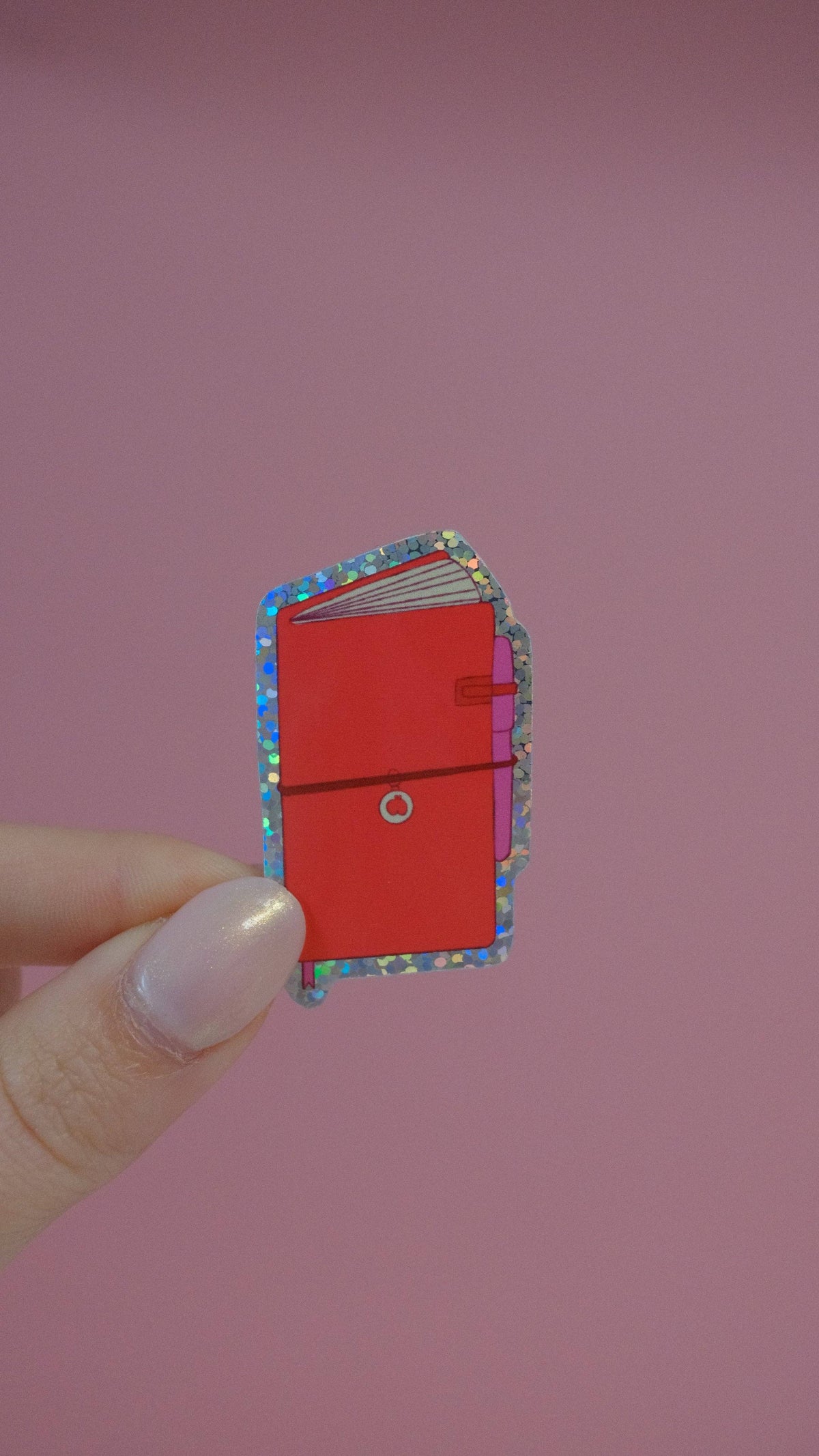 Coming Soon: Nany Craft Shop - Red Journal Sticker