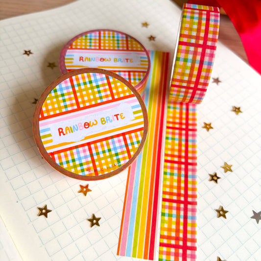 COMING SOON: Veronica Porlier Illustrations - Rainbow Brite Washi Tape