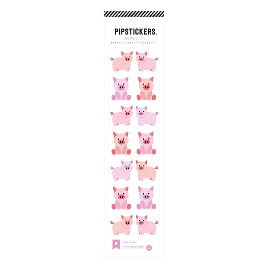 Pipsticks Piggly Poses Sticker Sheet