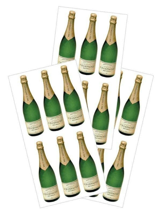 Paper House - Champagne Bottle Stickers