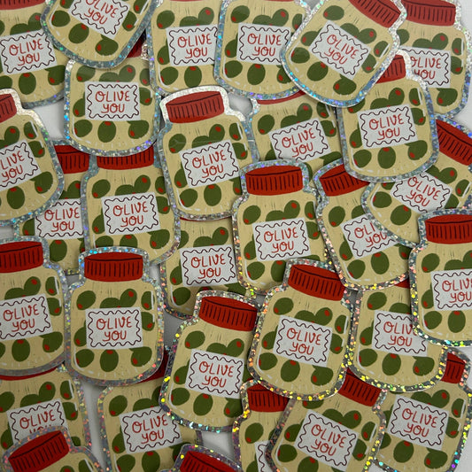 NanyCraftShop - Olive You Sticker