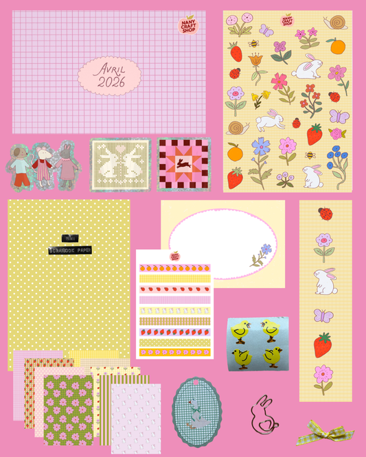 COMING SOON: Nany Craft Shop - Nany Junk Club April Envelope