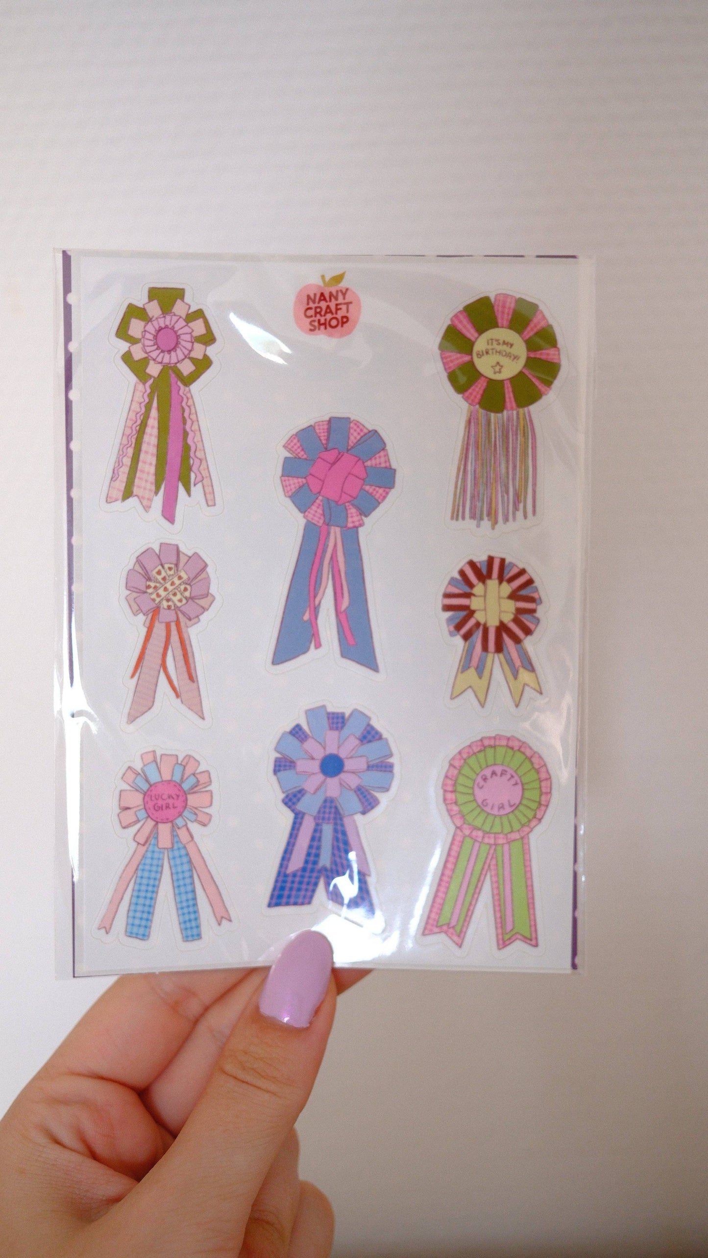COMING SOON: Nany Craft Shop - A6 Rosette Sticker Sheet