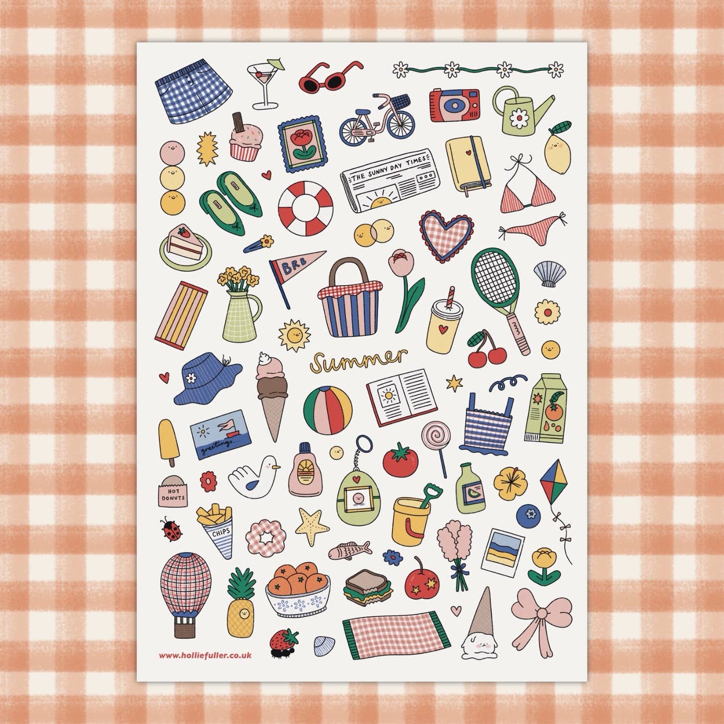 Hollie Fuller - Summer Sticker Sheet