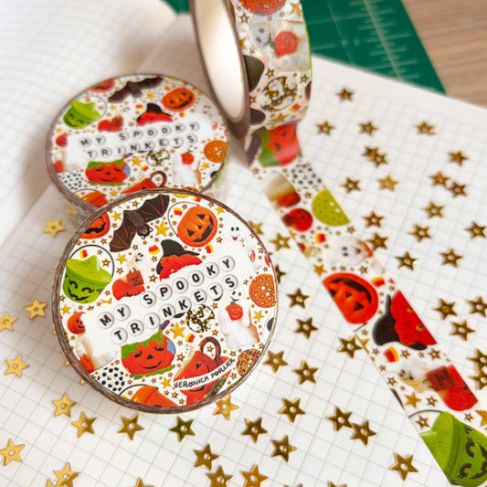 Veronica Porlier Illustrations - My Spooky Trinkets Washi Tape