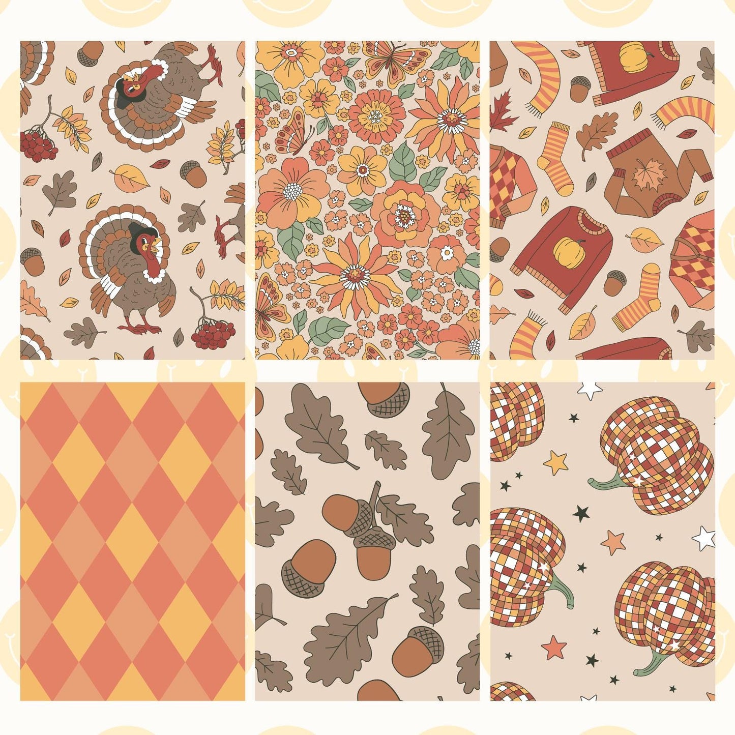 Pumpkin Pie Scrapbook Paper Pack