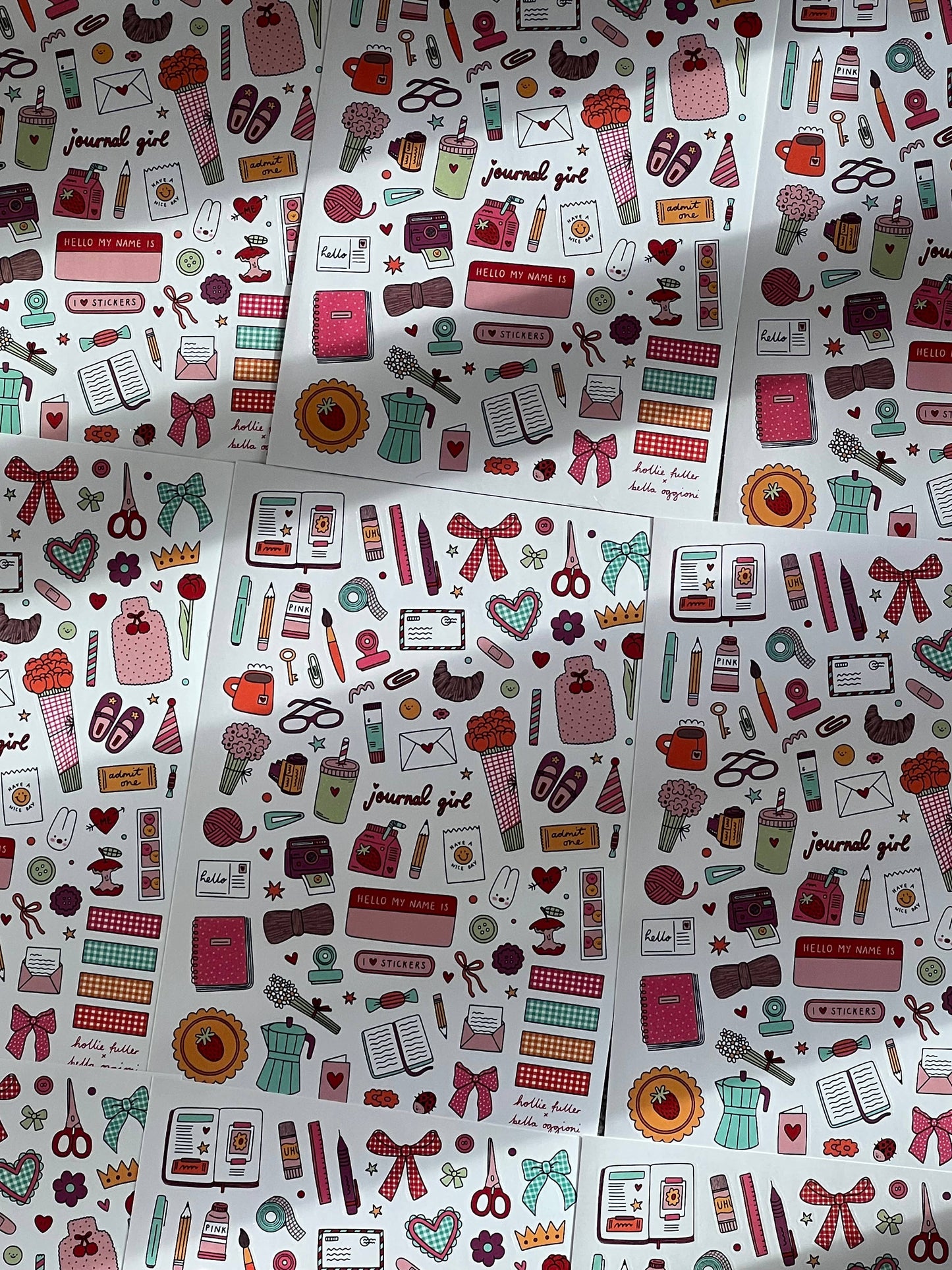 Hollie Fuller - Journal Girl Sticker Sheet