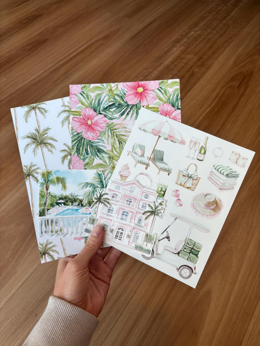 Summer Snail Mail Journal Kit