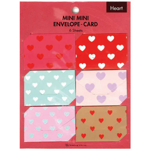 Mini Envelopes - Heart Edition