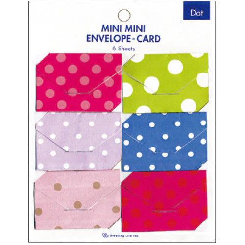 Mini Envelopes - Polka Dot Edition