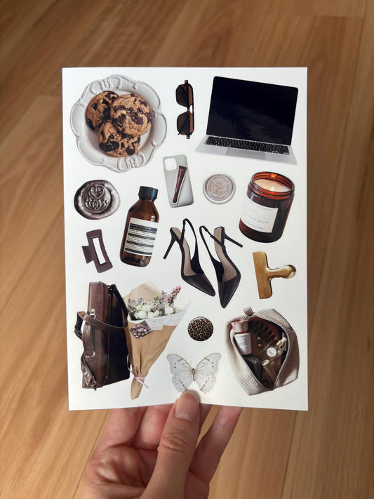 Cinnamon Girl Sticker Sheet