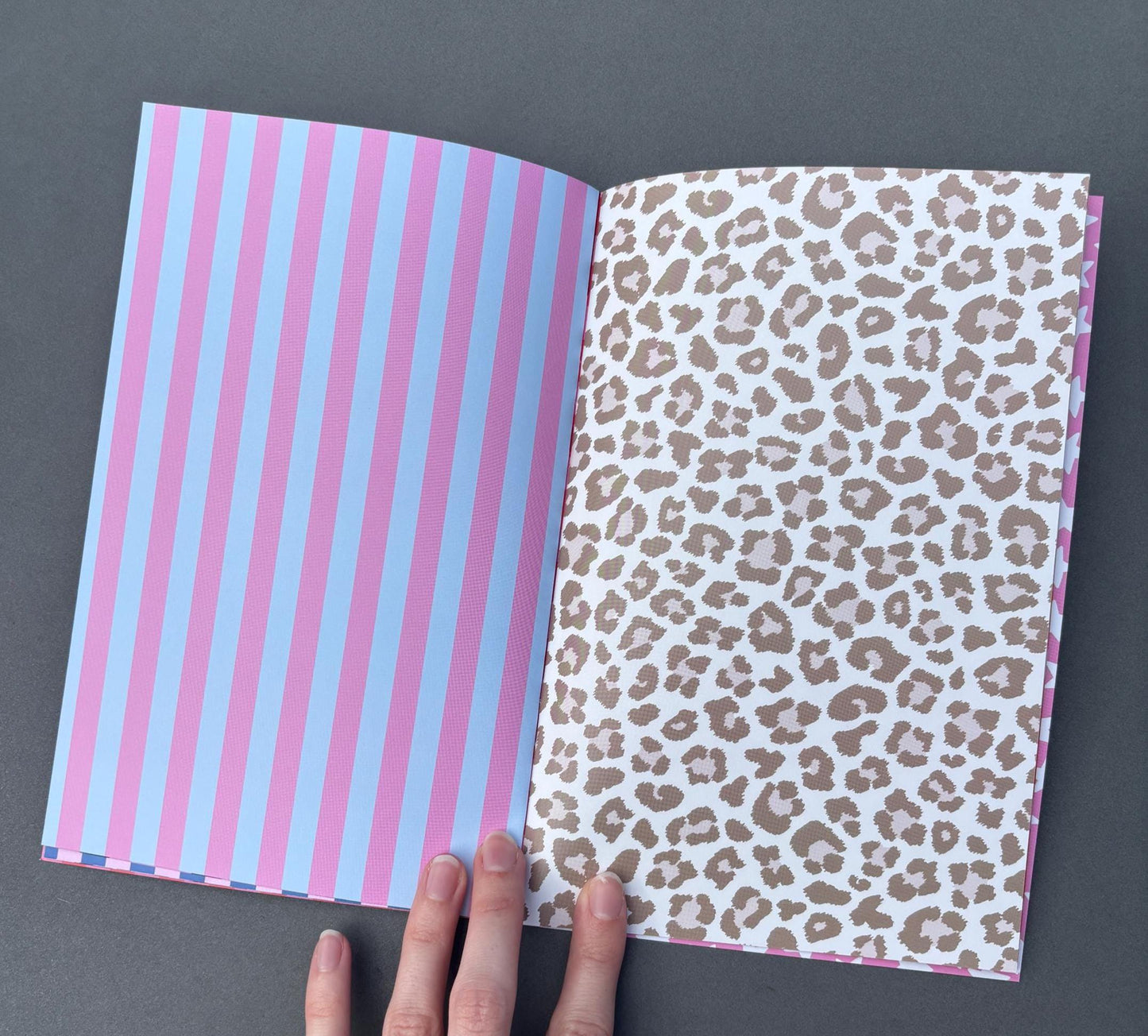 B Grade Scrapbook Paper Book – Polka Dot, Star & Heart