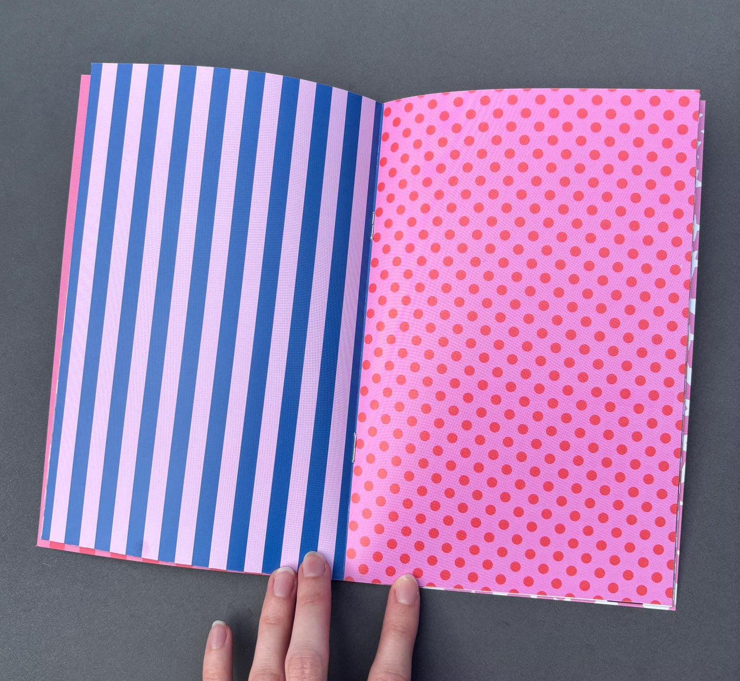 B Grade Scrapbook Paper Book – Polka Dot, Star & Heart