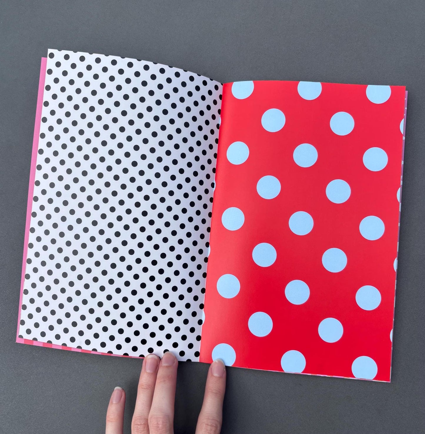 B Grade Scrapbook Paper Book – Polka Dot, Star & Heart
